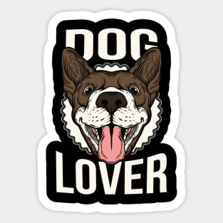 Dog Lover Funny Dog Sticker